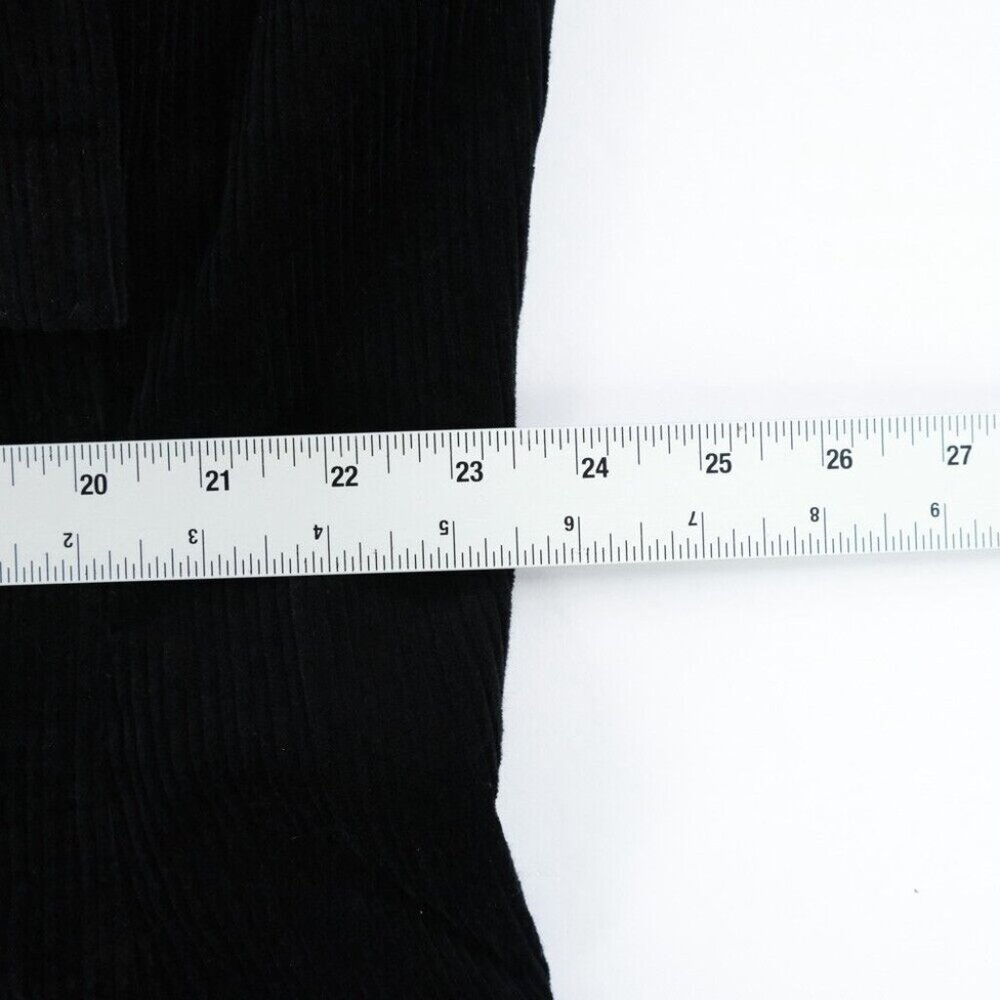Kroon Corduroy Blazer Men 44L Sport Coat 2 Button Casual Jacket Black Fall - Picture 9 of 13